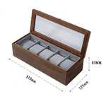 walnut wood watch holder