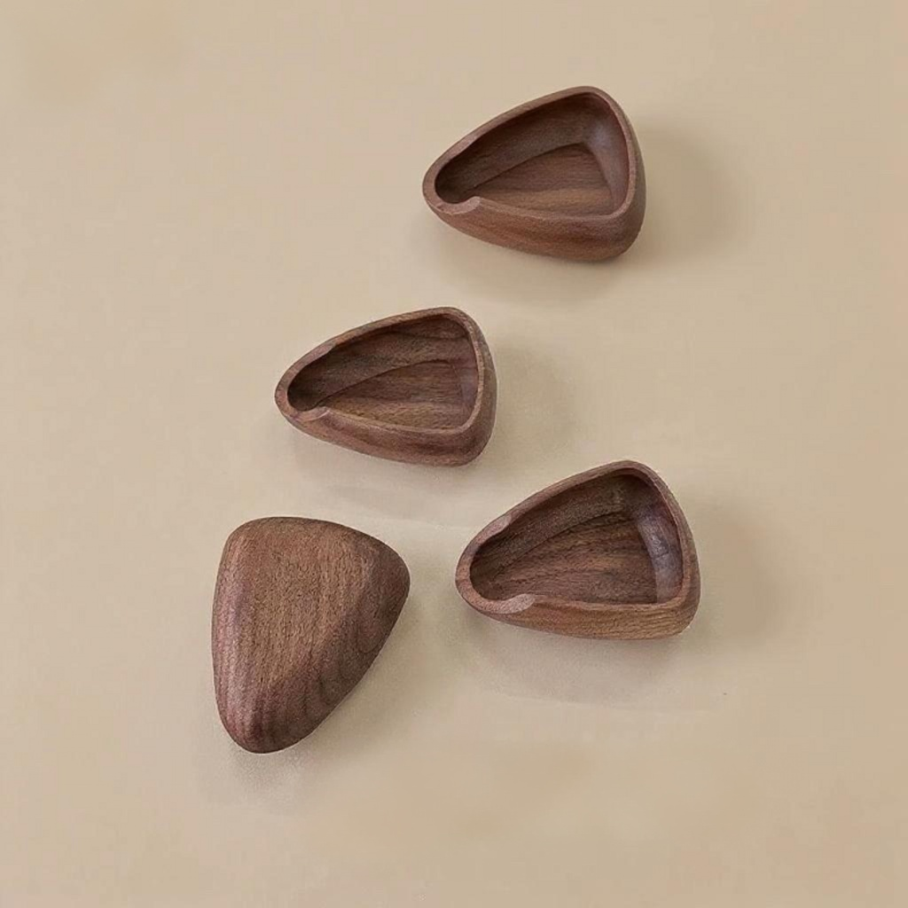 wooden coffee bean weighing tray