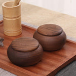 wooden tea storage box
